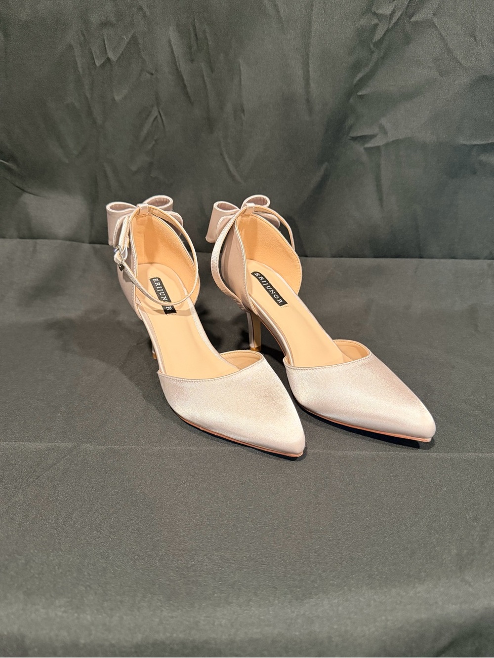Elegant Pointed-Toe Ankle-Strap Pumps